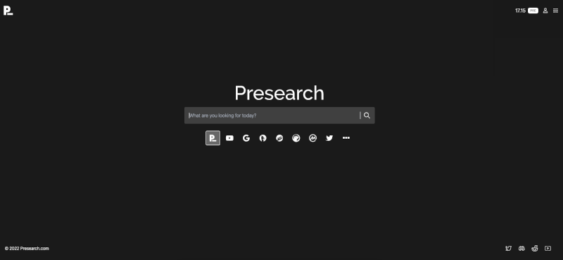 Presearch – Decentralized Search Engine