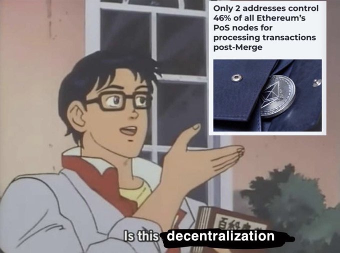 Is This Decentralization – 2 Addresses Control 46% ETH