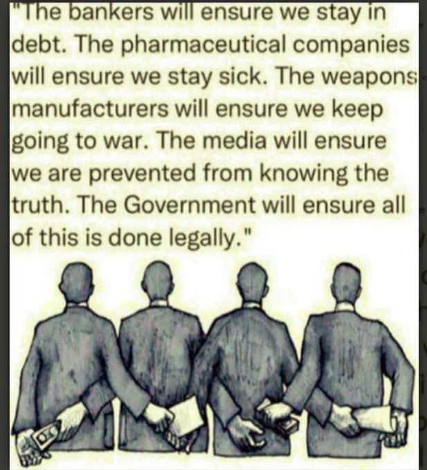 The Bankers, Pharma, War and Government